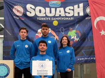 BANÜ ÜNİLİG Squash Türkiye Şampiyonasında 